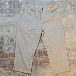 d.jeans capri jeans Cream - 100% cotton - 6 US